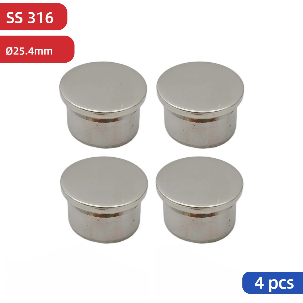 Home Improvement Cast - 4 PCS 316 Stainless Steel Hand