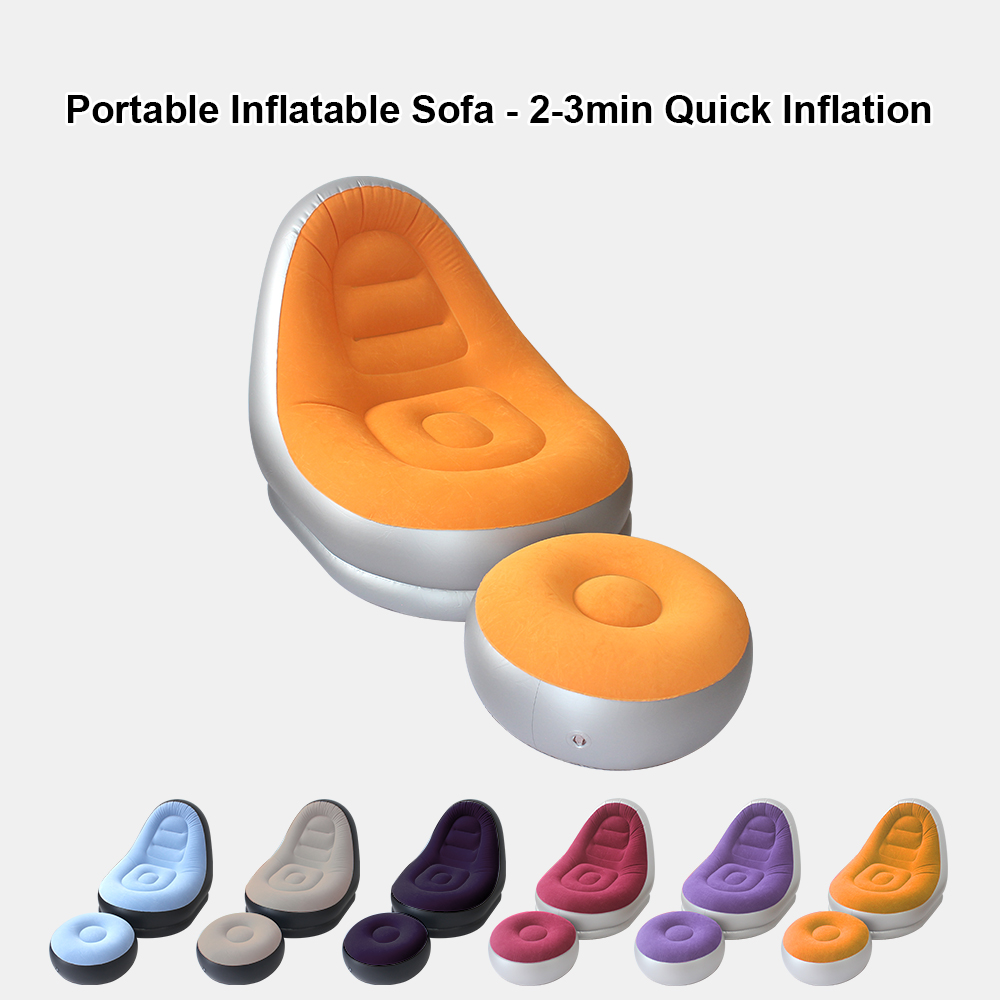 Home Improvement Furniture - Portable Multicolor Inflatable Air Sofa Set