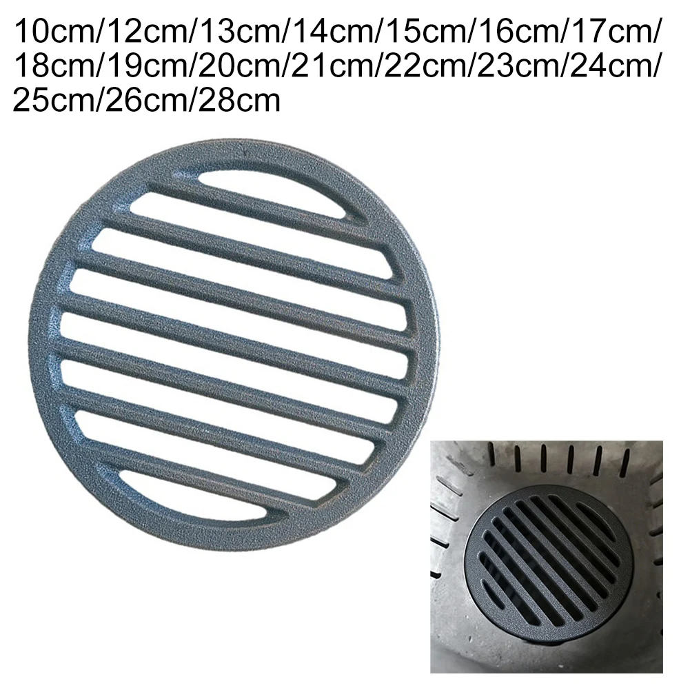 Home Improvement Cast - 1pc Round Cast Iron Fire Grate