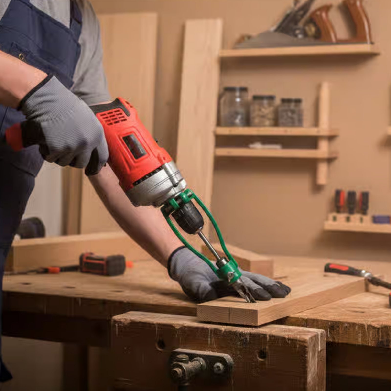 Square Hole Drill Adapter All- - Home Improvement Cast recension och pris
