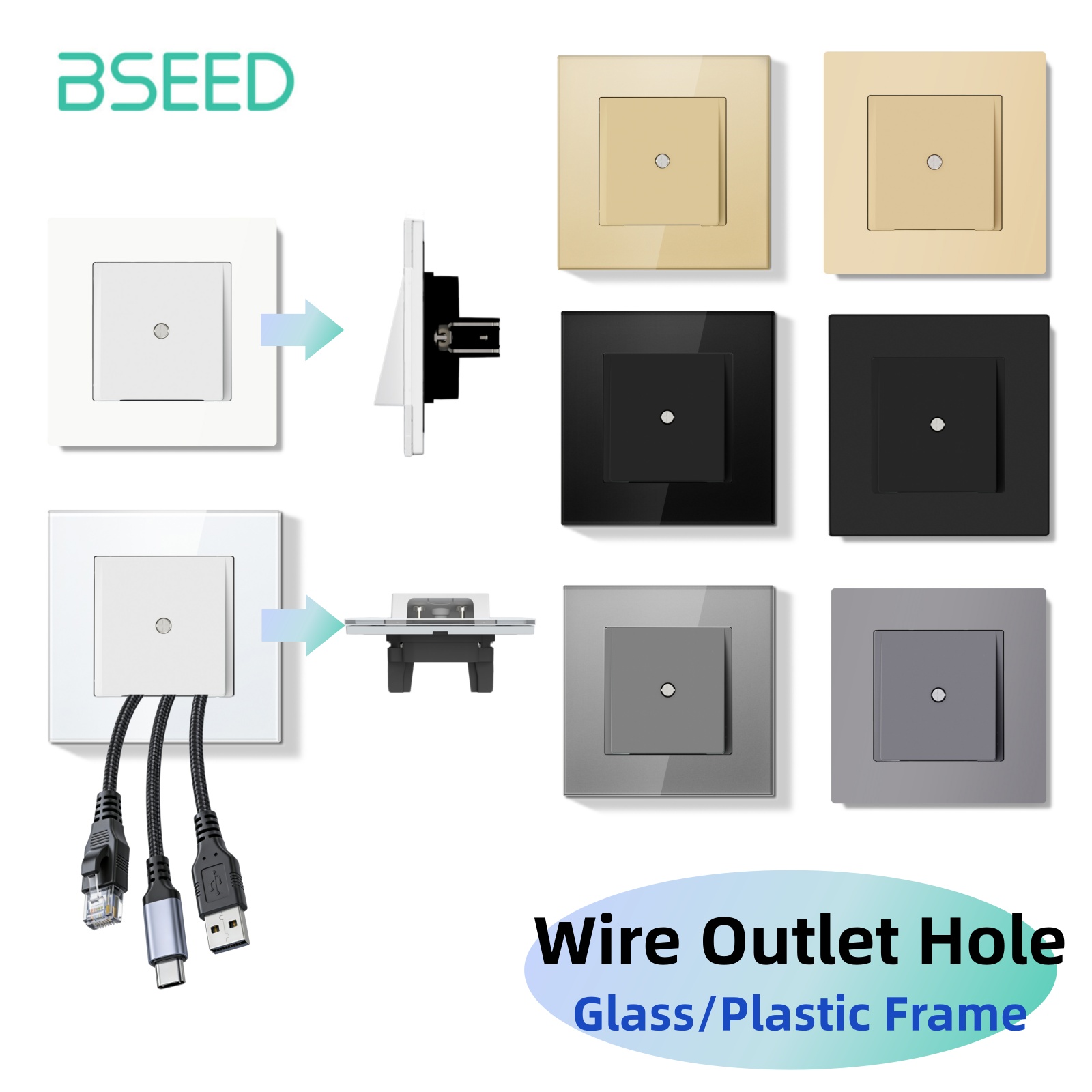 Bseed E Seires Wall Wire Outle - Home Improvement Warehouse recension och pris