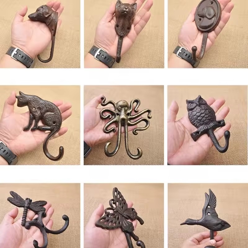 1pc Rustic Cast Iron Hook Dog/ - Home Improvement Cast recension och pris