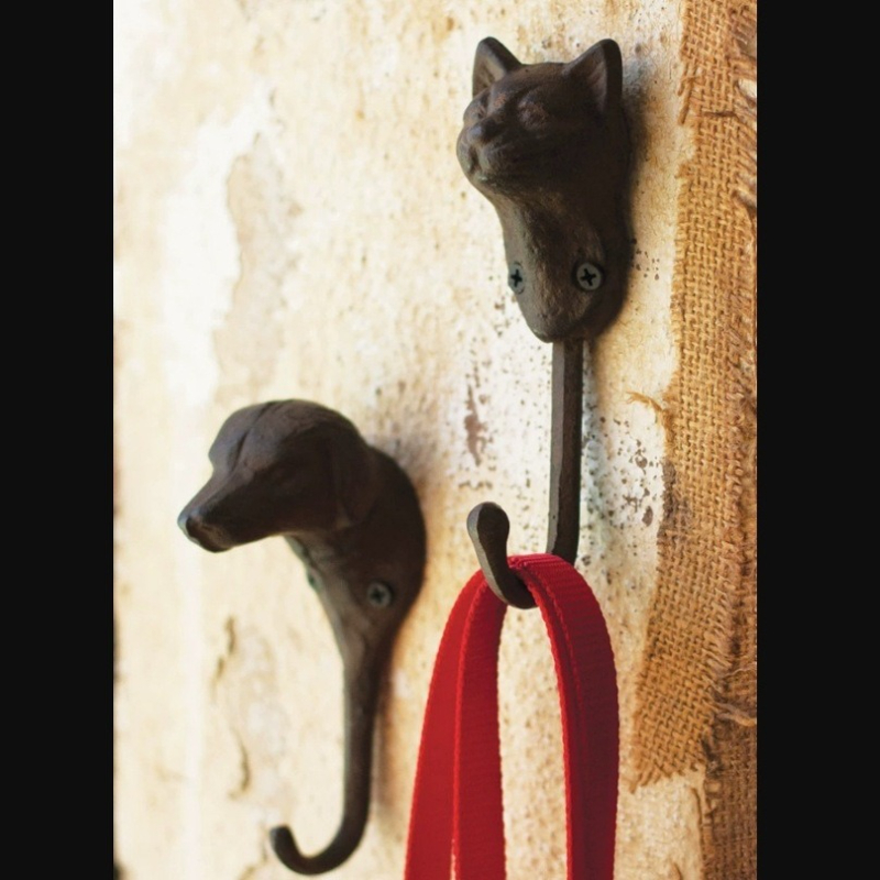 1pc Rustic Cast Iron Hook Dog/ - Home Improvement Cast recension och pris