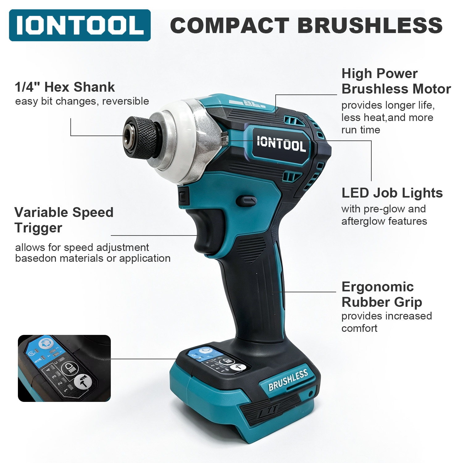 IONTOOL 3600RPM Brushless Cord - Home Improvement Warehouse recension och pris