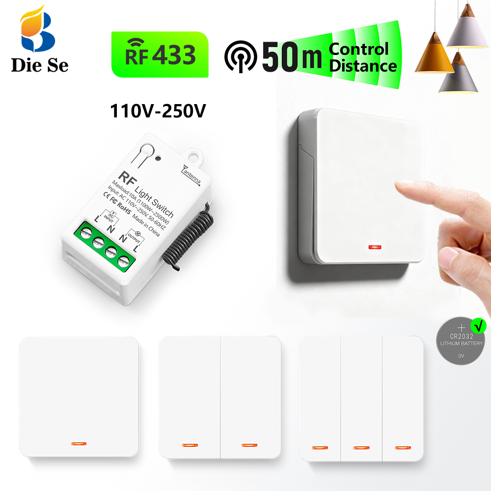 433MHz Wireless AC Light Switc - Home Improvement Loan recension och pris